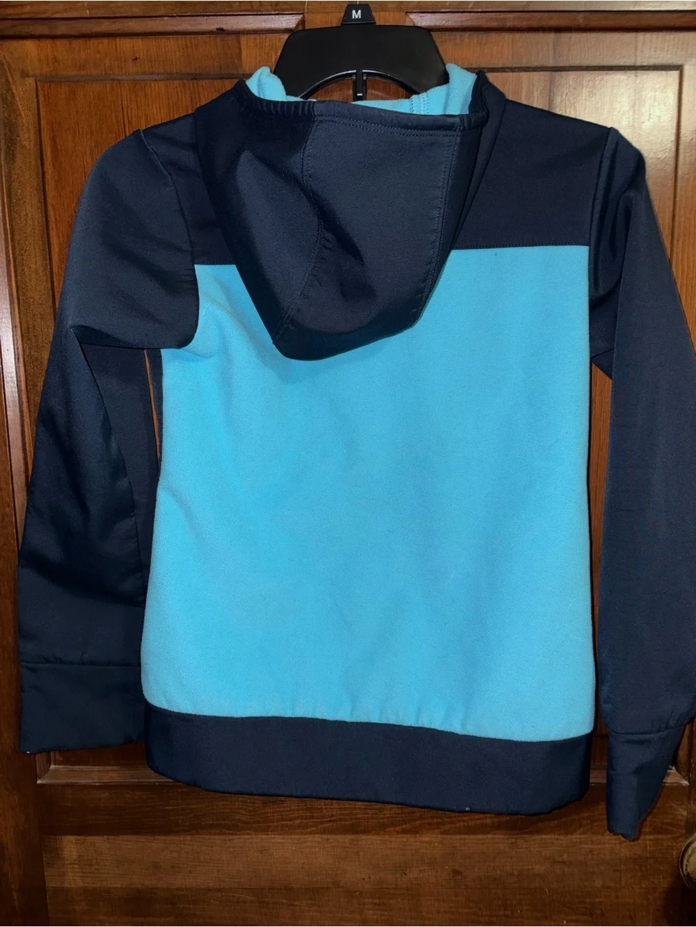 Nike Mixed Media Full Zip Hoodie